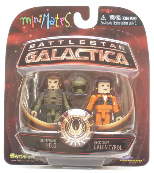 Battlestar Galactica Minimates Adama & Kara 60159 